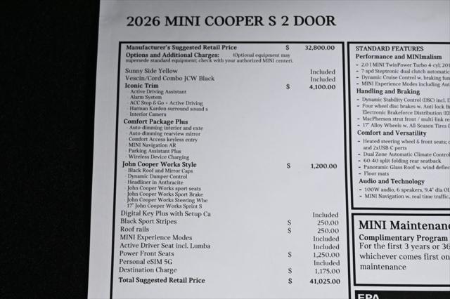 2026 MINI Hardtop Cooper S