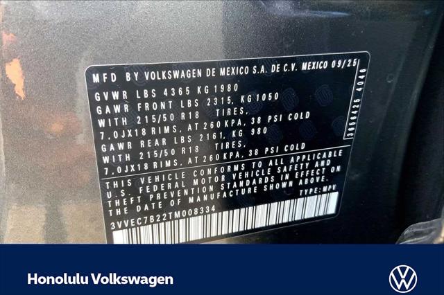 2026 Volkswagen Taos SE