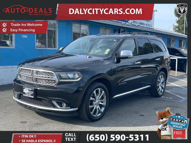 2016 Dodge Durango Citadel Anodized Platinum for sale in Daly City, CA