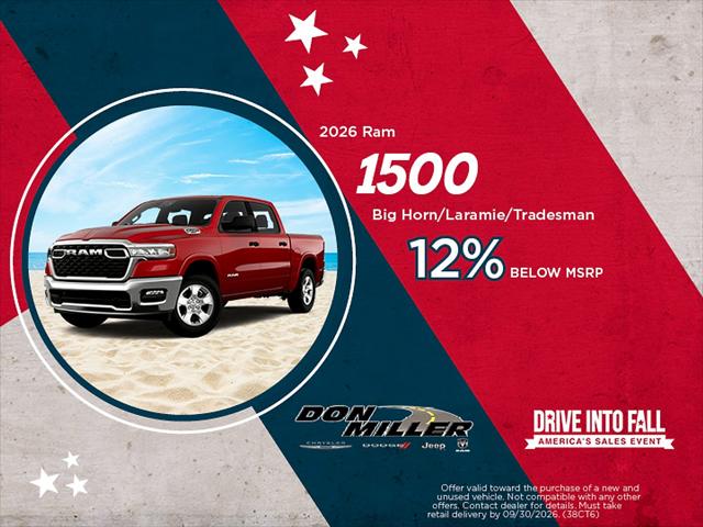 2026 RAM Ram 1500 RAM 1500 BIG HORN CREW CAB 4X4 57 BOX 2026 RAM Ram 1500 RAM 1500 BIG HORN CREW CAB 4X4 57 BOX