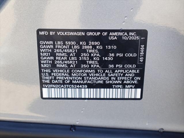 2026 Volkswagen Atlas SEL Premium R-Line