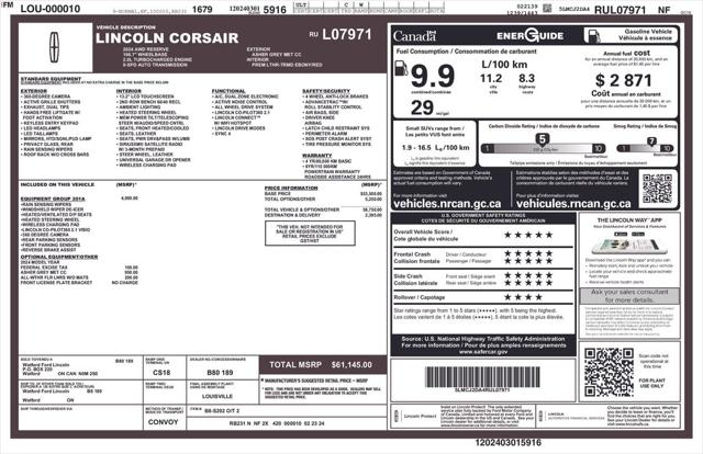 2024 Lincoln Corsair Reserve