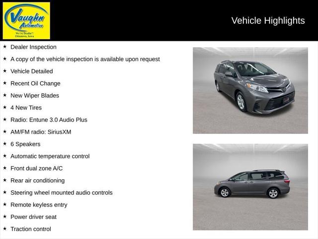 2019 Toyota Sienna LE 8 Passenger 2019 Toyota Sienna LE 8 Passenger