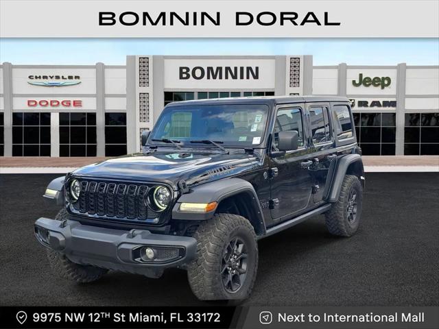 2024 Jeep Wrangler 4-Door Willys 4x4 2024 Jeep Wrangler 4-Door Willys 4x4