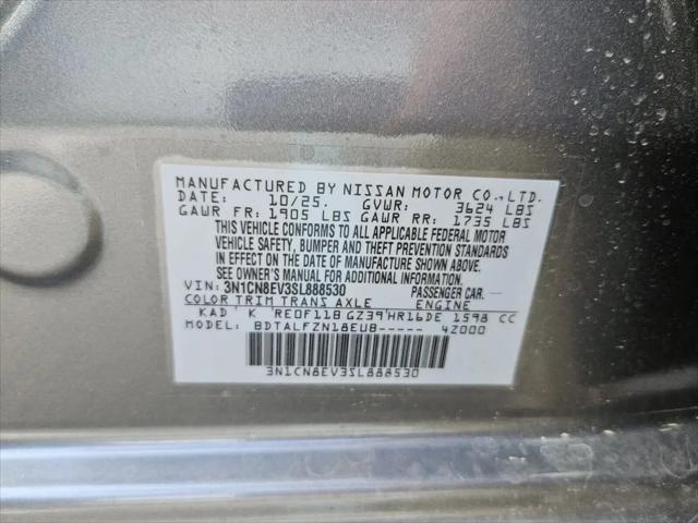 2025 Nissan Versa 1.6 SV