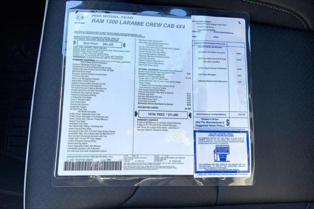 2026 Ram 1500 Laramie Crew Cab 4x4 5'7" Box