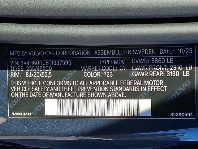 2026 Volvo XC60 Plug-In Hybrid T8 Plus