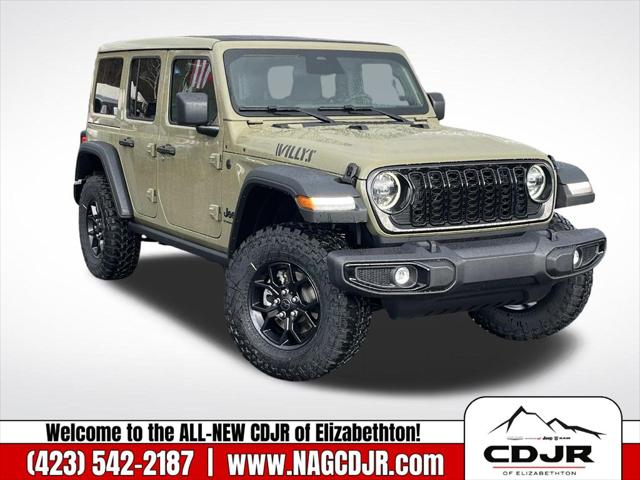 2026 Jeep Wrangler 4-Door Willys 4x4 for sale in Elizabethton, TN