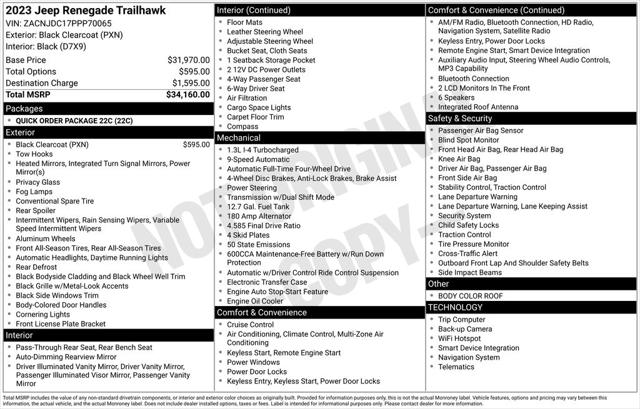 2023 Jeep Renegade Trailhawk 4x4 2023 Jeep Renegade Trailhawk 4x4