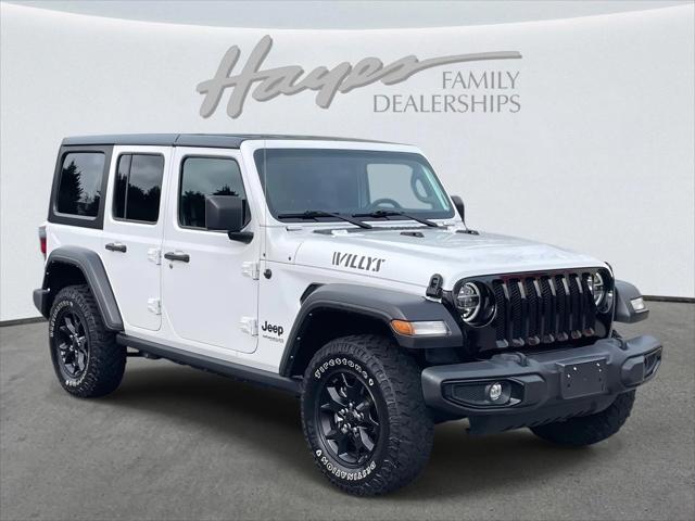 2021 Jeep Wrangler Unlimited Willys 4x4 2021 Jeep Wrangler Unlimited Willys 4x4
