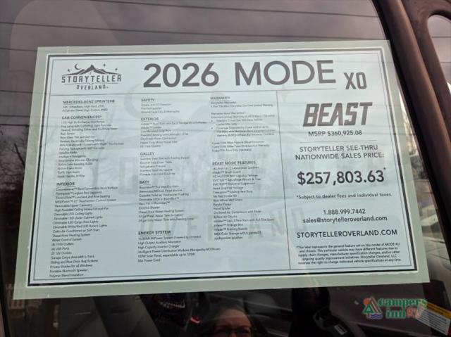 2026 Mercedes-Benz Sprinter 2500 Unknown
