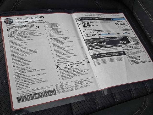 2025 Alfa Romeo Tonale AWD
