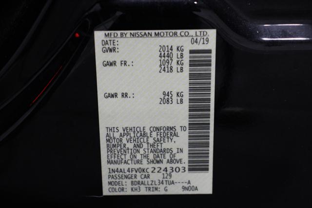 2019 Nissan Altima 2.0 Platinum