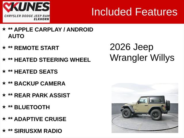 2026 Jeep Wrangler WRANGLER 2-DOOR WILLYS