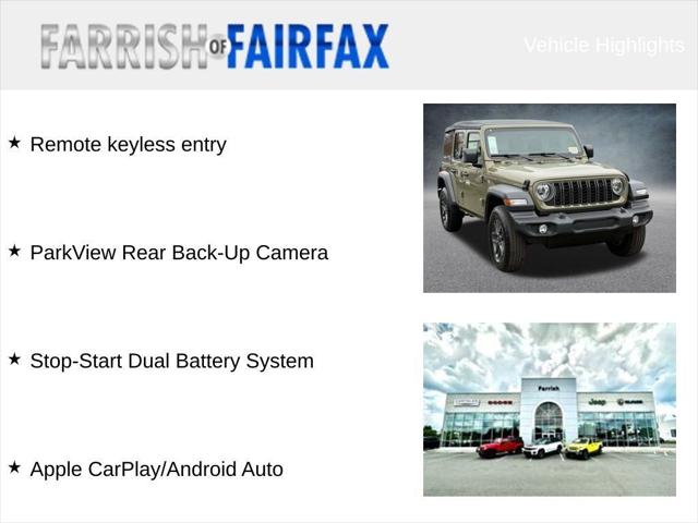 2026 Jeep Wrangler WRANGLER 4-DOOR SPORT 2026 Jeep Wrangler WRANGLER 4-DOOR SPORT