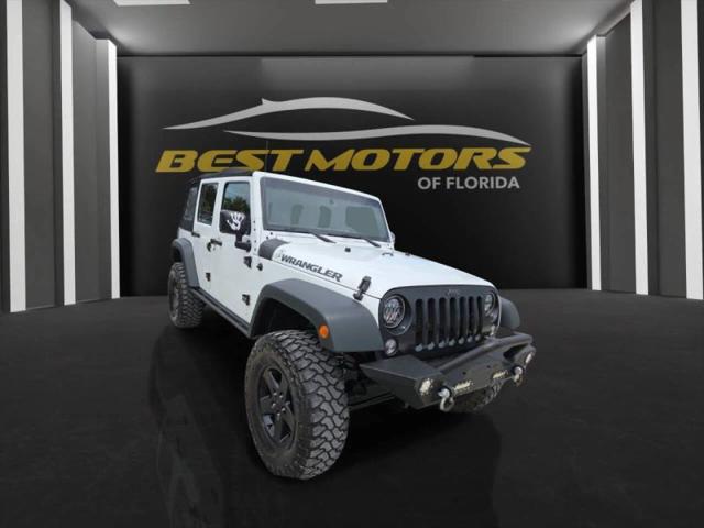 2016 Jeep Wrangler Unlimited Black Bear