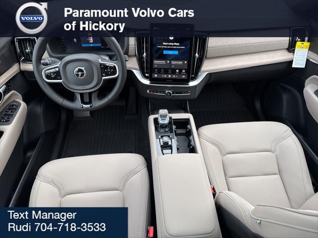 2026 Volvo XC90 Plus, B6 AWD Gas (mild hybrid), Gasoline, Bright, 6 Seats