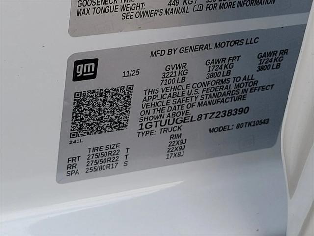 2026 GMC Sierra 1500 Crew Cab, Short Bed, Denali, 4WD