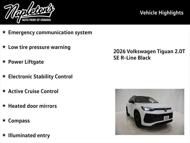 2026 Volkswagen Tiguan SE R-Line Black