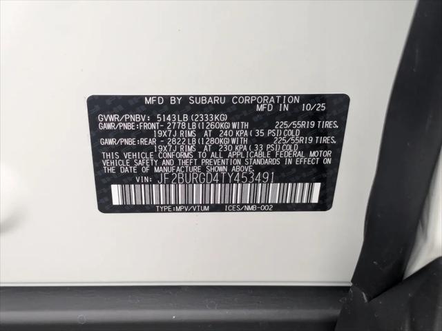 2026 Subaru Outback Limited XT