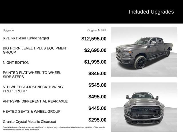 2025 Ram 2500 Big Horn Crew Cab 4x4 6'4" Box