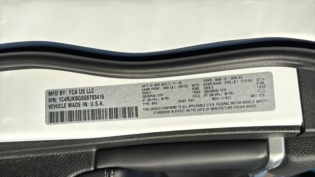 2025 Jeep Grand Cherokee L Limited 4x4