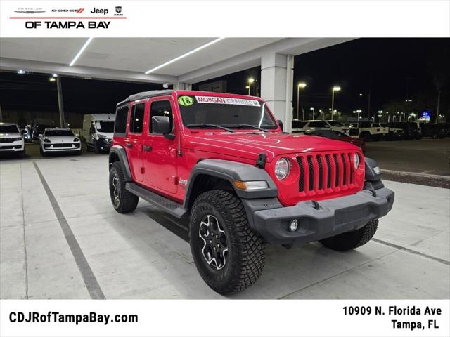 2018 Jeep Wrangler Unlimited Sport S 4x4 2018 Jeep Wrangler Unlimited Sport S 4x4