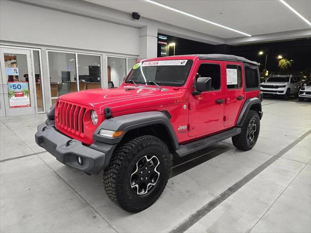 2018 Jeep Wrangler Unlimited Sport S 4x4 2018 Jeep Wrangler Unlimited Sport S 4x4