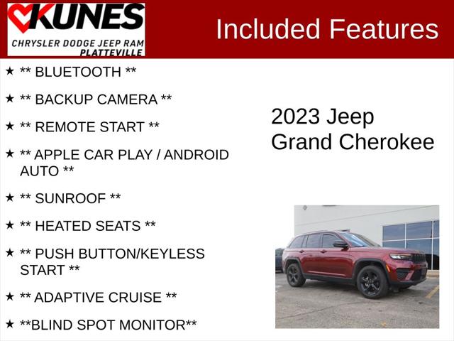 2023 Jeep Grand Cherokee Altitude X 4x4 2023 Jeep Grand Cherokee Altitude X 4x4