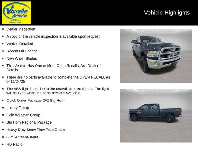 2018 RAM 2500 Big Horn Crew Cab 4x4 64 Box