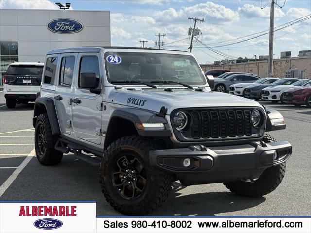 2024 Jeep Wrangler 4-Door Willys 4x4 2024 Jeep Wrangler 4-Door Willys 4x4