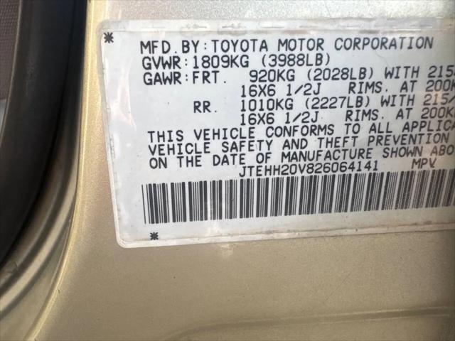 2002 Toyota RAV4 Base