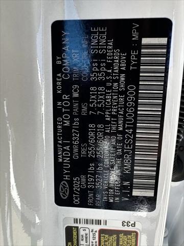 2026 Hyundai Palisade XRT Pro