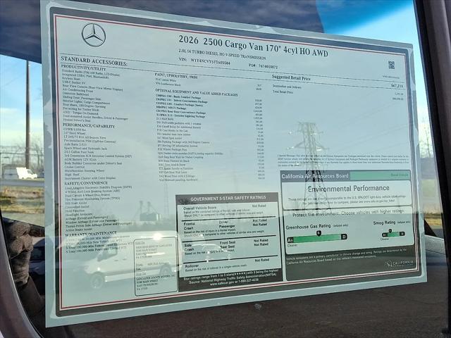 2026 Mercedes-Benz Sprinter 2500 High Roof 4-Cyl Diesel HO