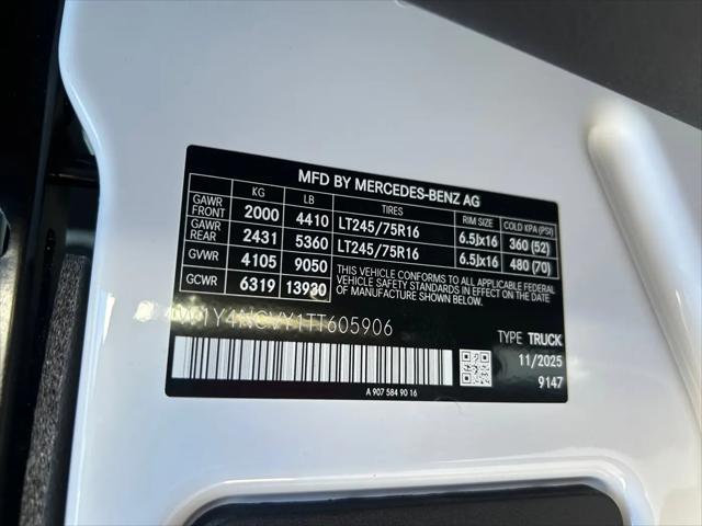 2026 Mercedes-Benz Sprinter 2500 High Roof 4-Cyl Diesel HO