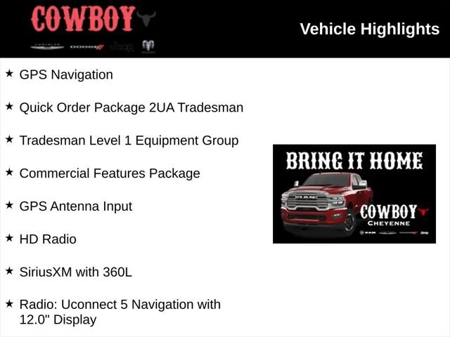 2026 Ram 2500 Tradesman Crew Cab 4x4 8' Box