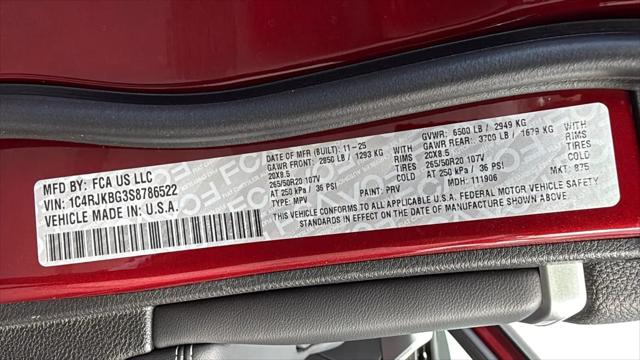 2025 Jeep Grand Cherokee L Limited 4x4