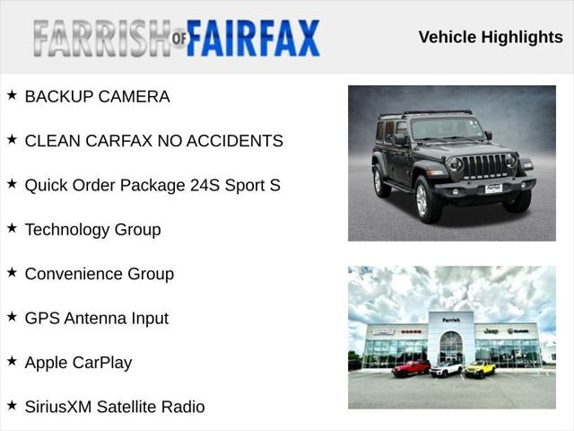 2018 Jeep Wrangler Unlimited Sport S 4x4 2018 Jeep Wrangler Unlimited Sport S 4x4