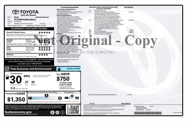 2021 Toyota RAV4 Limited 2021 Toyota RAV4 Limited