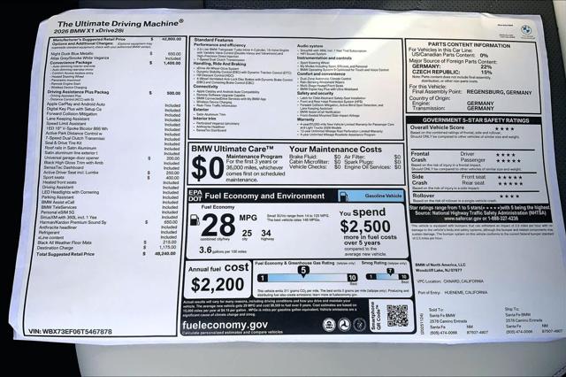 2026 BMW X1 xDrive28i