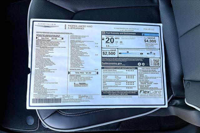 2026 Chrysler Pacifica Limited AWD
