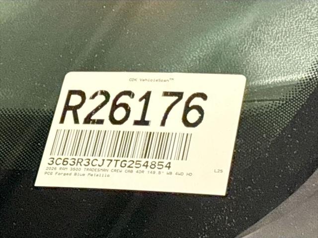 2026 Ram 3500 Tradesman Crew Cab 4x4 6'4" Box