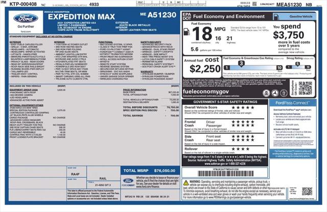 2021 Ford Expedition Limited MAX