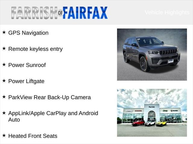 2026 Jeep Grand Cherokee GRAND CHEROKEE ALTITUDE 4X4