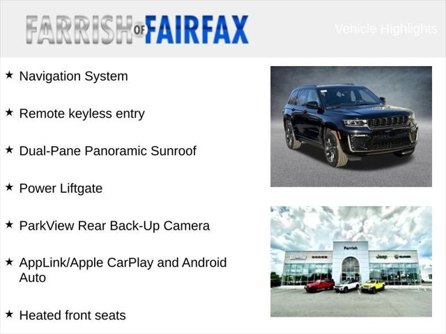 2026 Jeep Grand Cherokee GRAND CHEROKEE LIMITED RESERVE 4X4