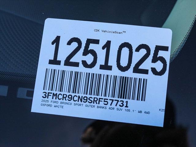 2025 Ford Bronco Sport Outer Banks
