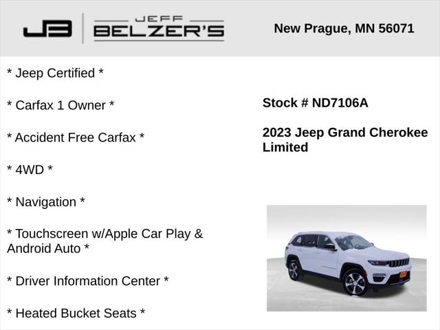 2023 Jeep Grand Cherokee Limited 4x4 2023 Jeep Grand Cherokee Limited 4x4