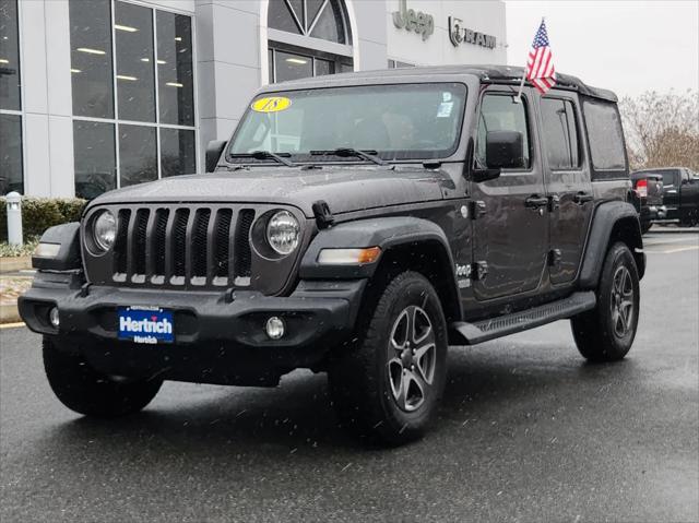 2018 Jeep Wrangler Unlimited Sport S 4x4 2018 Jeep Wrangler Unlimited Sport S 4x4