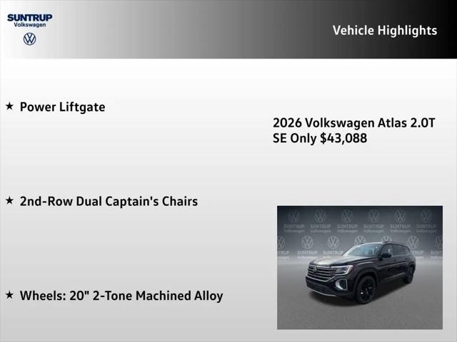 2026 Volkswagen Atlas SE with Technology