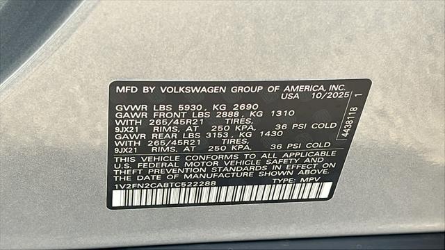 2026 Volkswagen Atlas SEL Premium R-Line